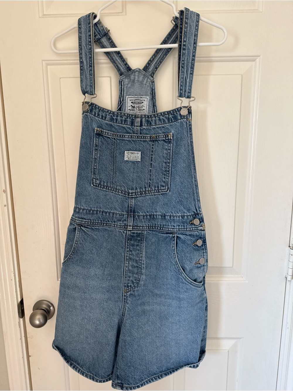 Levi’s Medium Wash Overalls - Picture 1 of 3
